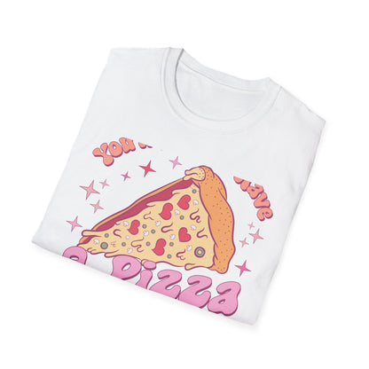 Groovy "You'll Always Have A Pizza My Heart" T-Shirt | Cute Retro Love Foodie Graphic Tee Gift