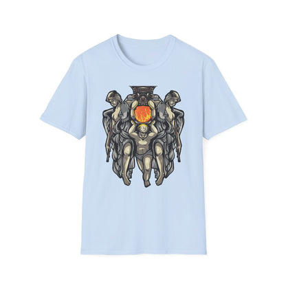 Majestic Divine Sun Bearer T-Shirt | Regal Classical Art Tee | Unique Statement Graphic for Art Lovers & Seekers of Power