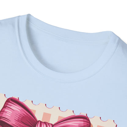 Charming Be Mine Valentine T-Shirt | Pink Bow & Hearts Design | Sweet Love Gift | Express Your Affection!