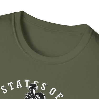 Iconic US Soldier & American Flag T-Shirt | Veterans Day Tribute Tee for Military Heroes & Patriots