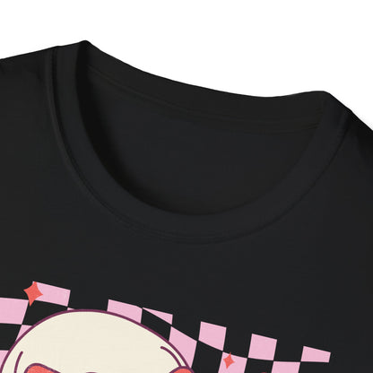Groovy Skeleton T-Shirt: "If I Had Feelings They'd Be For You" - Funny Retro Love Tee with Heart Glasses