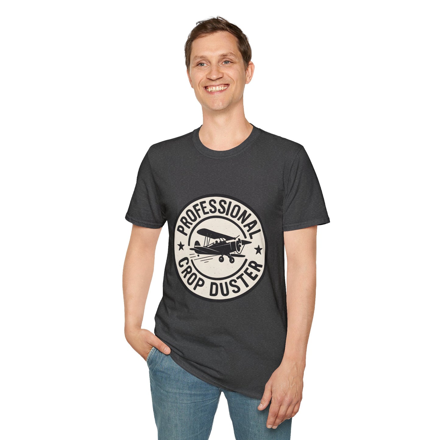 Professional Crop Duster Vintage Badge Tee