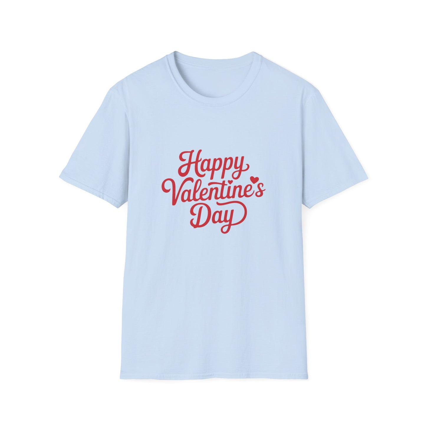 Charming Happy Valentine's Day T-Shirt | Sweet Heart Script Love Tee | Perfect Festive Gift for Her & Him