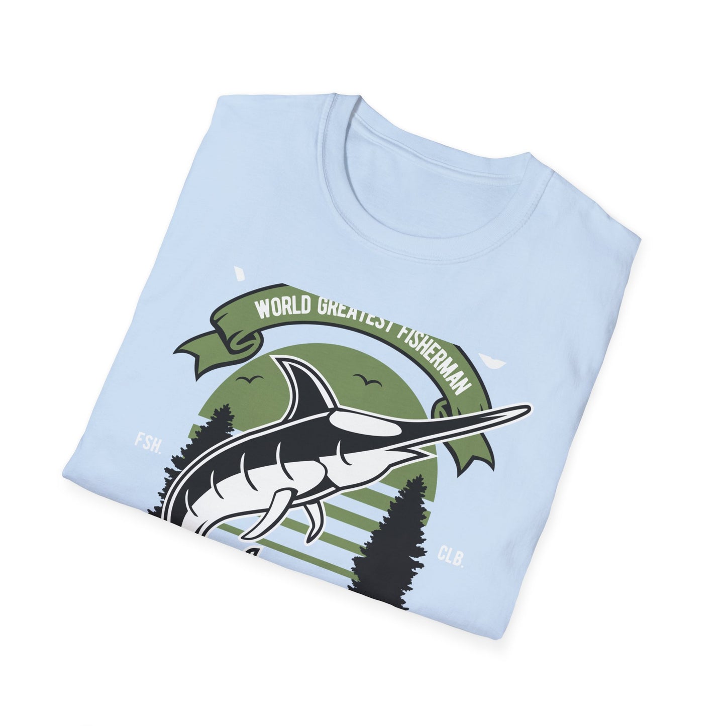 Epic World's Greatest Fisherman Marlin T-Shirt - 'Fishing Is My Cardio' Angler Tee Gift for Dad & Deep Sea Enthusiasts