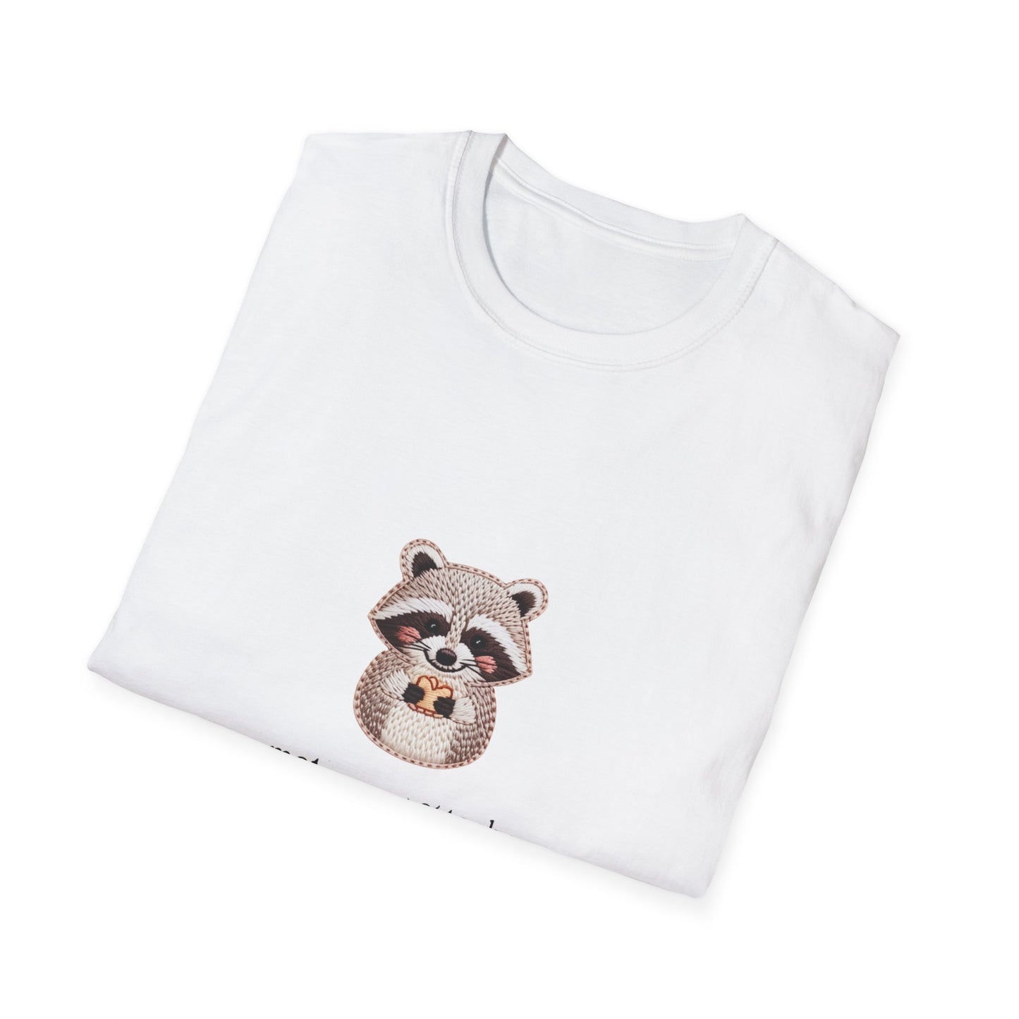 Adorable 'Emotionally Attached to Snacks' Raccoon T-Shirt - Hilarious Foodie & Animal Lover Tee - Unique Gift!