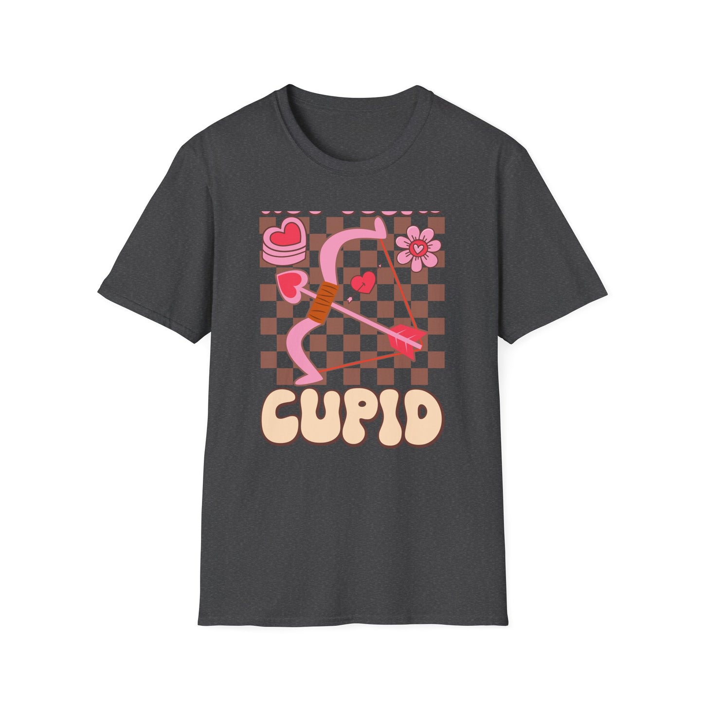Sassy "Not Today Cupid" T-Shirt | Groovy Anti-Valentine's Day Heart Arrow Tee | Funny Retro Single Awareness Gift