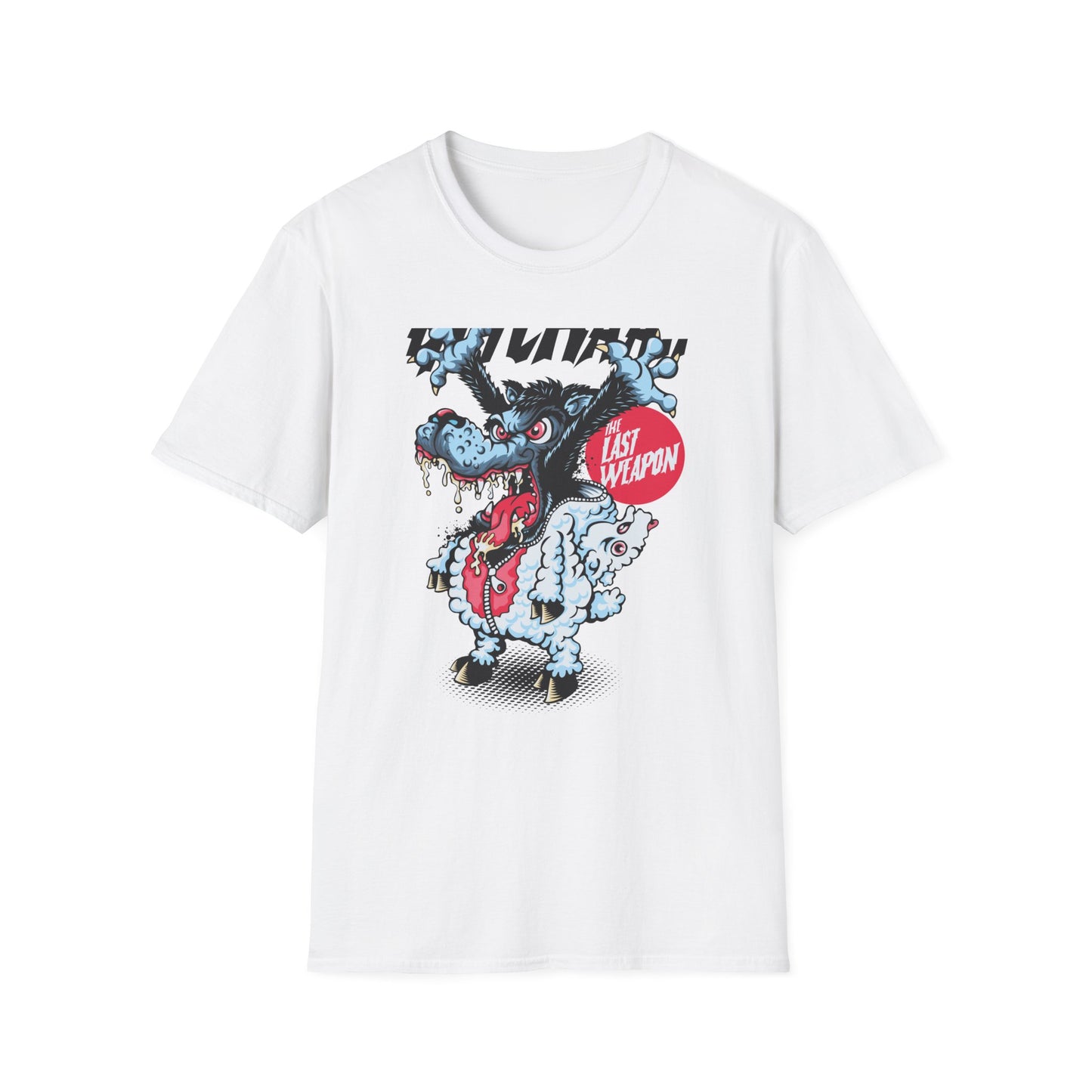 Epic 'GOTCHAA' Wolf in Sheep's Clothing T-Shirt - Unleash Your Wild Side with This Bold Graphic Tee!