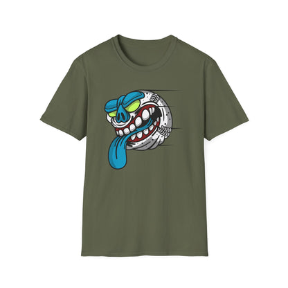 Epic Wild Face T-Shirt - Speedy Cartoon Monster Tongue Tee for Edgy Streetwear & Unique Style