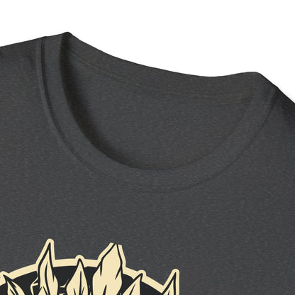 Striking Feather Headdress Skull T-Shirt | Mystic Tribal Warrior Graphic Tee | Bold Unique Apparel for Edgy Souls