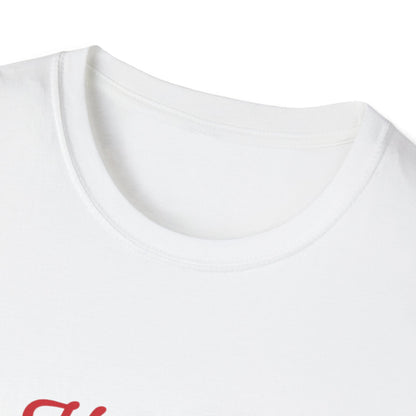Sweet Happy Valentine's Day T-Shirt | Adorable Script Love Tee | Perfect Romantic Gift for Couples & Loved Ones | Express Your Love