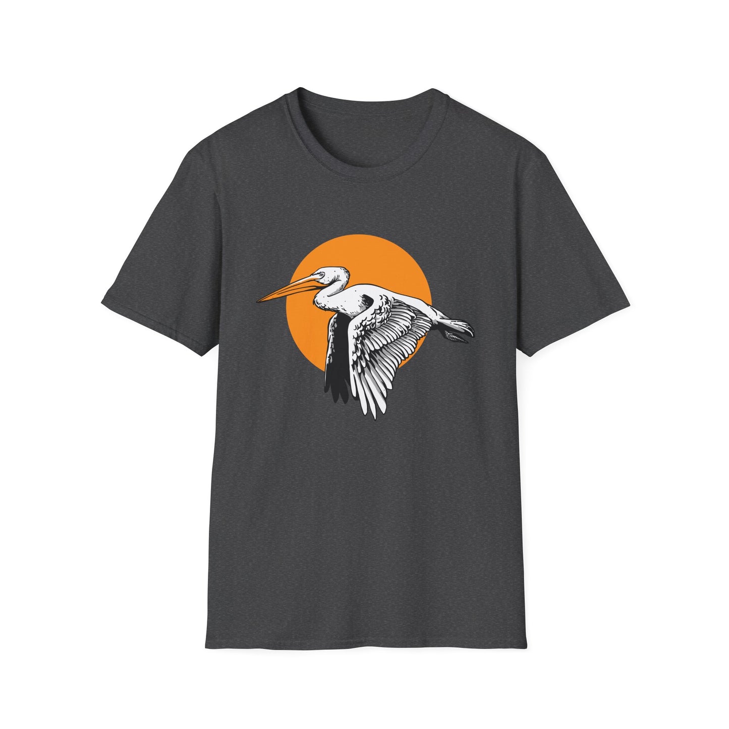 Majestic Flying Pelican T-Shirt - Bold Coastal Bird Art Tee for Nature Lovers | Unique & Eye-Catching Gift