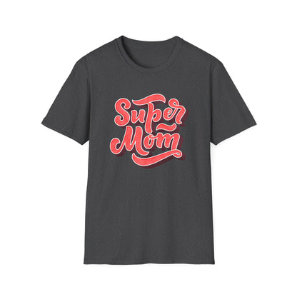 Super Mom T-Shirt | Vibrant Retro Script Tee | Ultimate Mother's Day Gift for Best Moms & Women