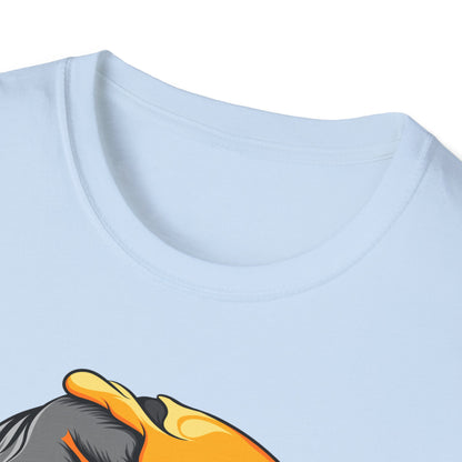 Unique Half Emoji Skull T-Shirt | Bold Melting Face Graphic Tee | Edgy Dual Personality Design for Distinct Style Seekers