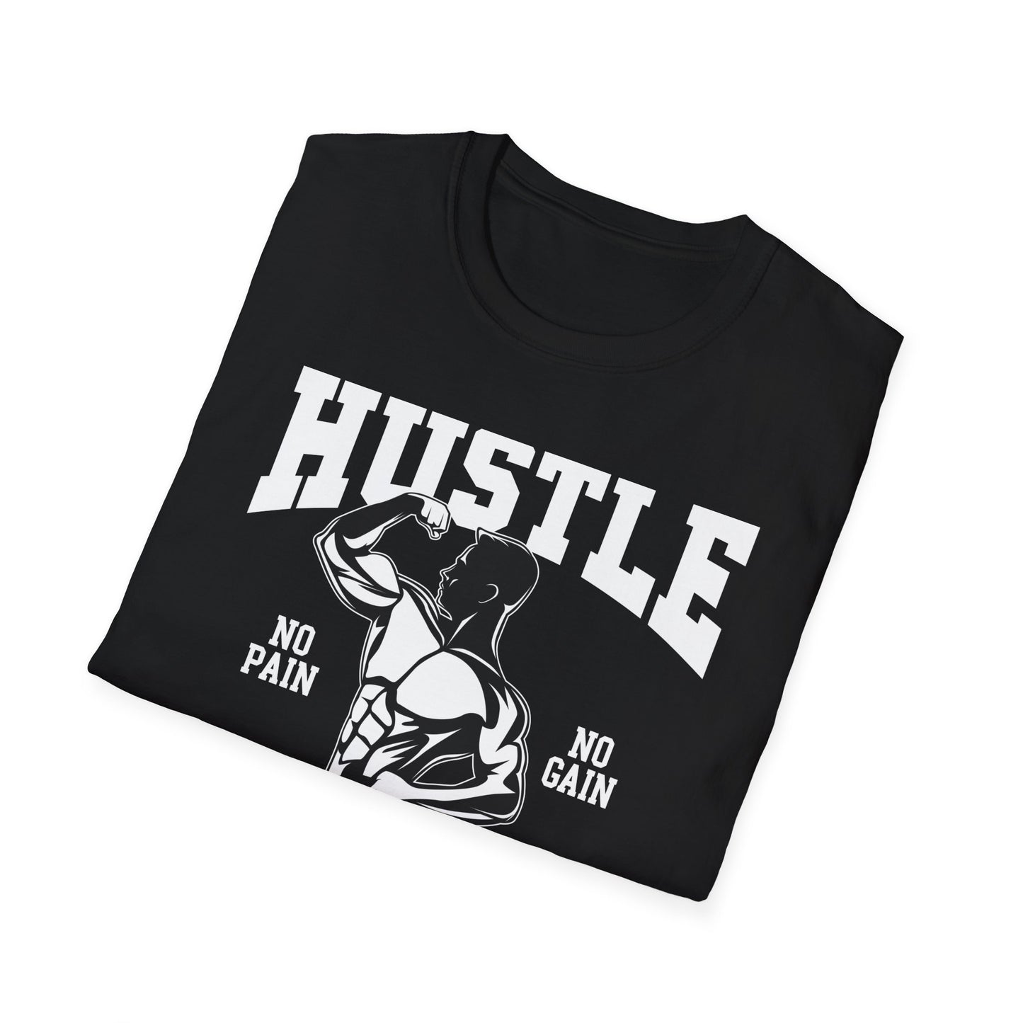 Ultimate No Pain No Gain Bodybuilding T-Shirt | Epic Gym Workout Fitness Muscle Motivator Tee for Dedicated Lifters & Athletes