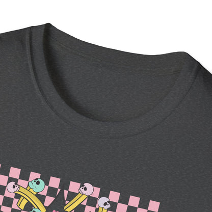 Edgy Skull Fries Broken Heart T-Shirt - Quirky Emo Love Statement Tee - Unique Alt Fashion Gift