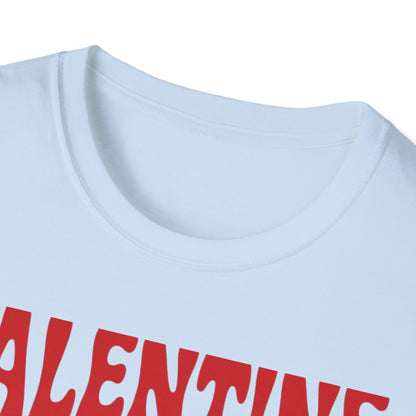 Groovy Valentine's Day Smiley Face T-Shirt | Heart Eyes Retro Love Tee | Cute & Trendy Gift for Her & Him | Unique V-Day Apparel