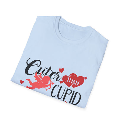 Love You More Than Abstract Funny T-Shirt | Unique Cupid Hearts Valentine's Day Tee | Romantic & Humorous Gift