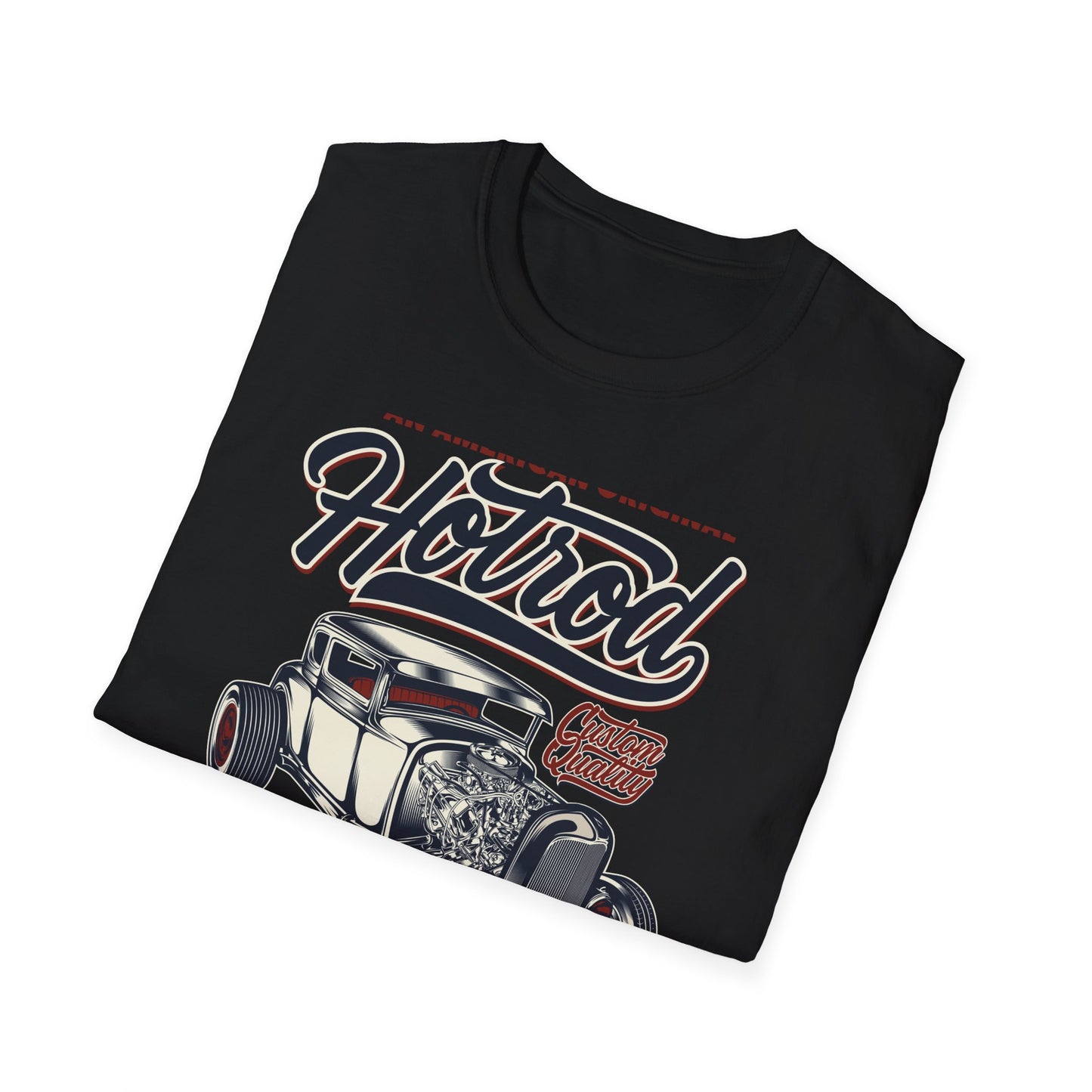 An American Original Hot Rod T-Shirt | Vintage Custom Car Enthusiast Tee with Genuine Quality Parts & Dirty Garage Style