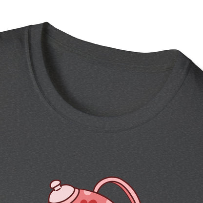 Charming 'Steal Your Heart' Teapot T-Shirt | Adorable Valentine's Day Love & Tea Lover Gift | Sweet Romantic Tee