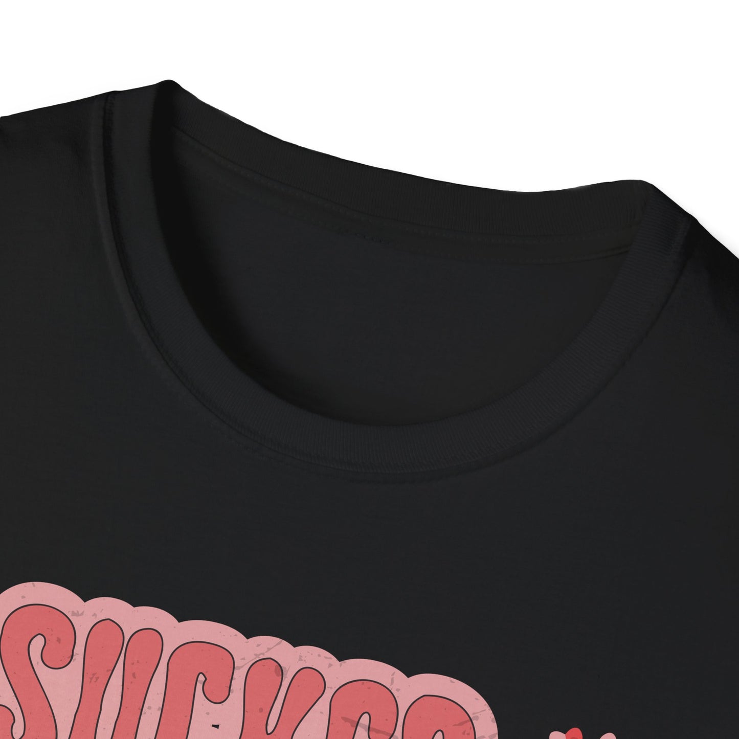 Sweet Sucker For You T-Shirt | Retro Checkered Heart Lollipops | Valentine's Day Love Gift | Adorable & Trendy Romantic Tee