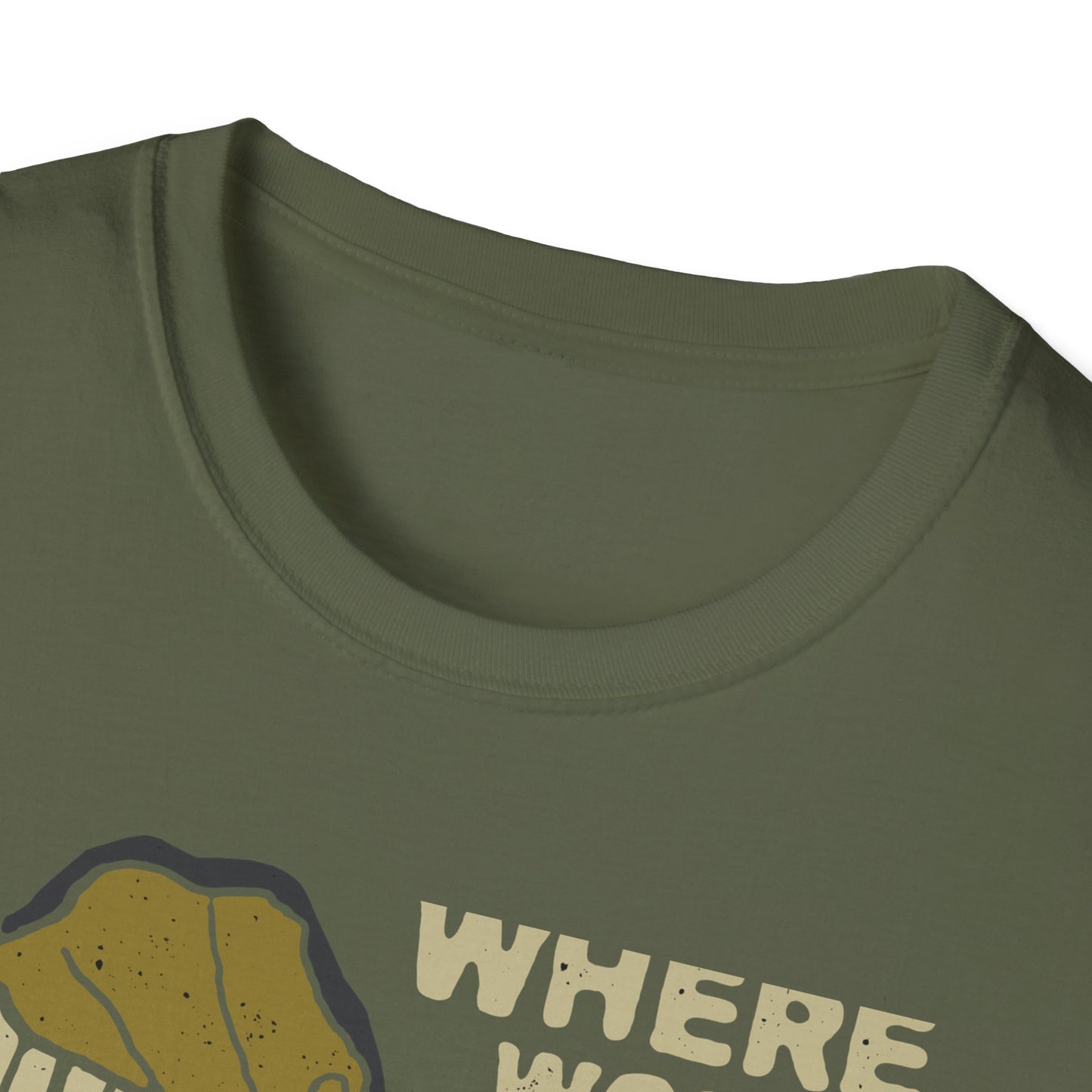 Expressive 'Where Words Fail Music Speaks' T-Shirt - Vintage Gramophone Design for Soulful Music Lovers