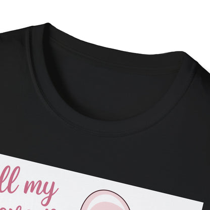 Sweet 'All My Love Is Yours' T-Shirt | Romantic Heart Balloon & Gifts Tee for Valentine's & Anniversaries