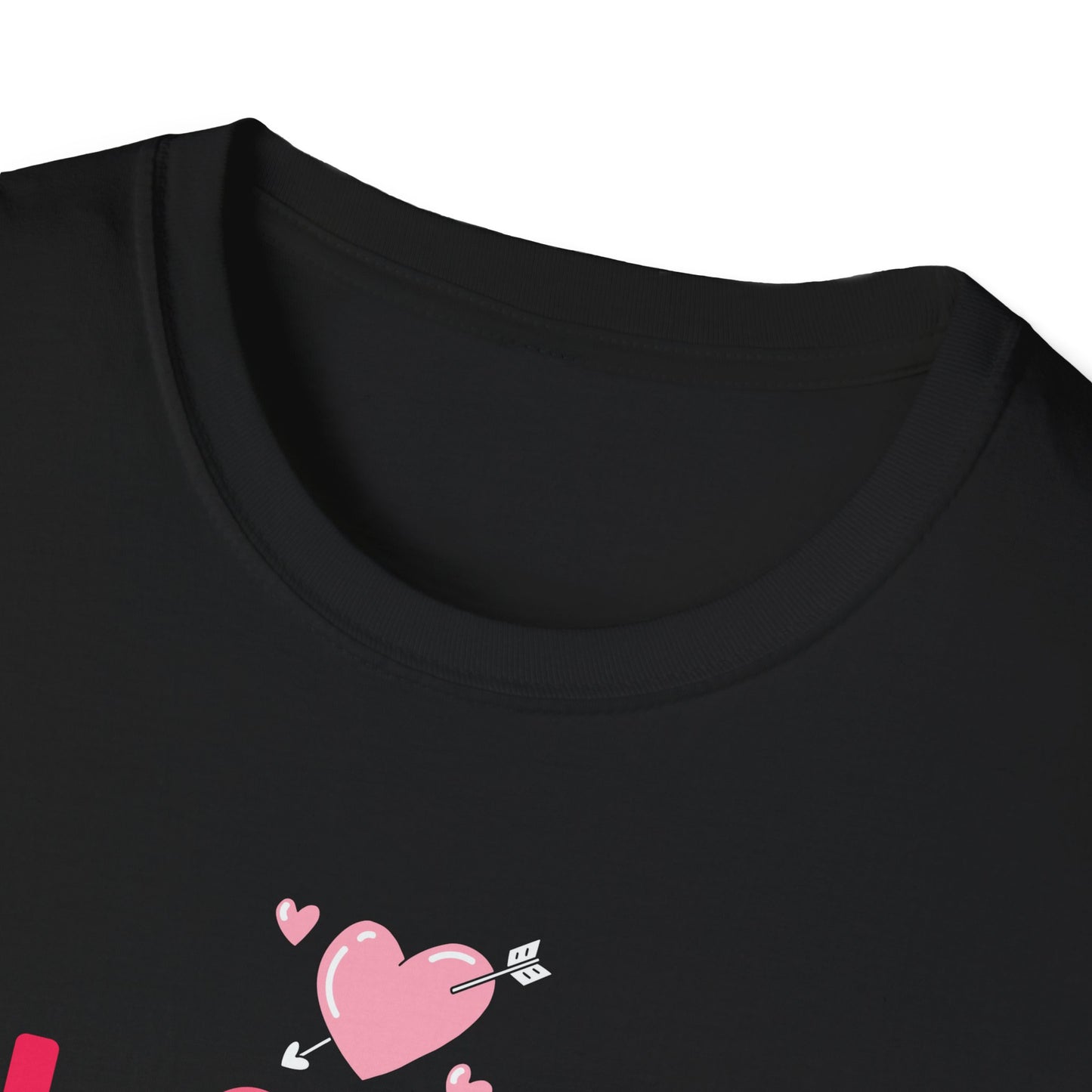 Adorable Valentine's Day T-Shirt: Love Kisses Be Mine | Romantic Cupid Heart Tee for Couples & Sweet Gifts