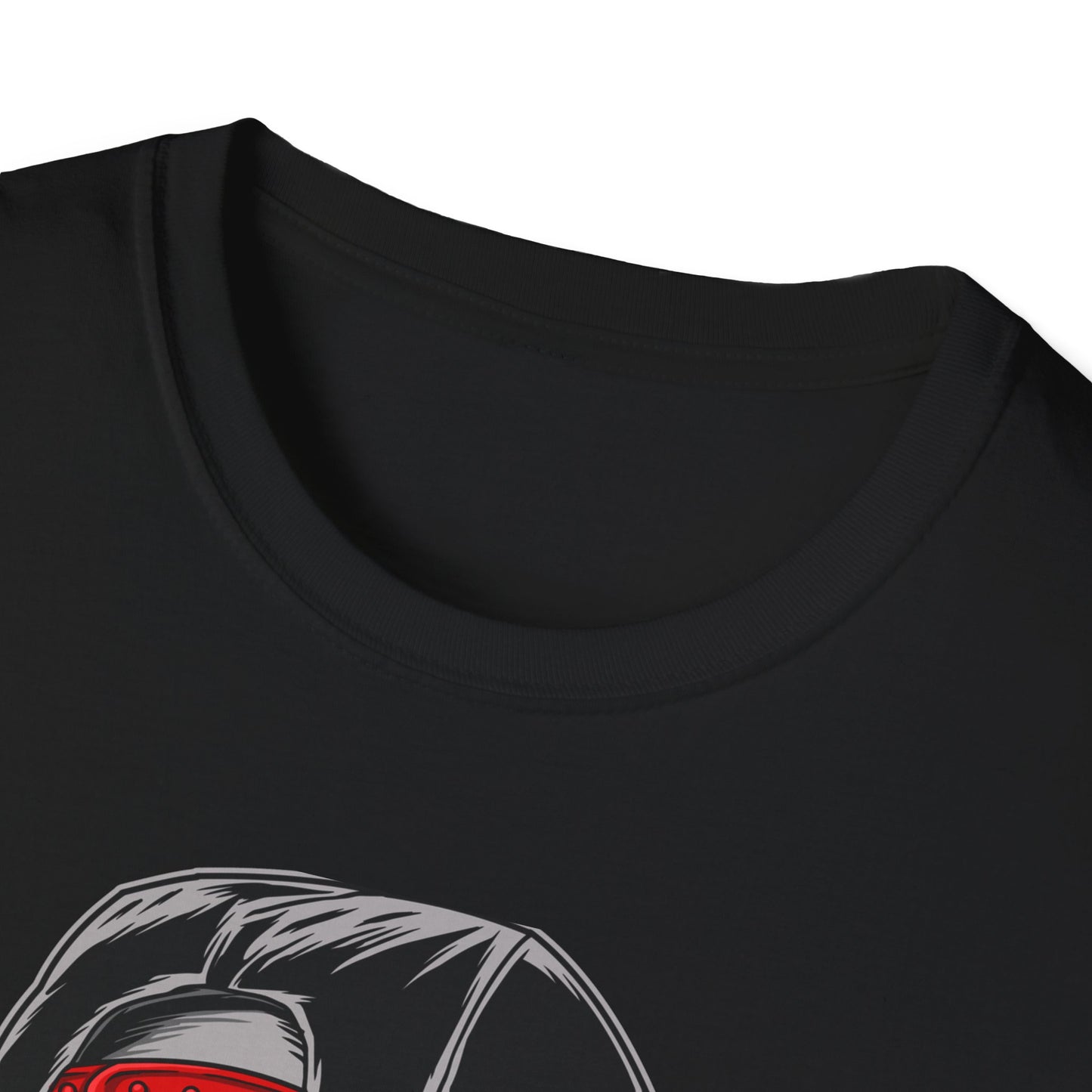 Electrifying Skull Baseball Cap T-Shirt | Edgy Urban Streetwear Tee for Rebels | Bold Graphic Design
