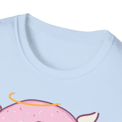 Sweet Angel Donut T-Shirt: 'Feed Me Donuts & Tell Me I'm Pretty' Funny Foodie Tee, Adorable Gift!
