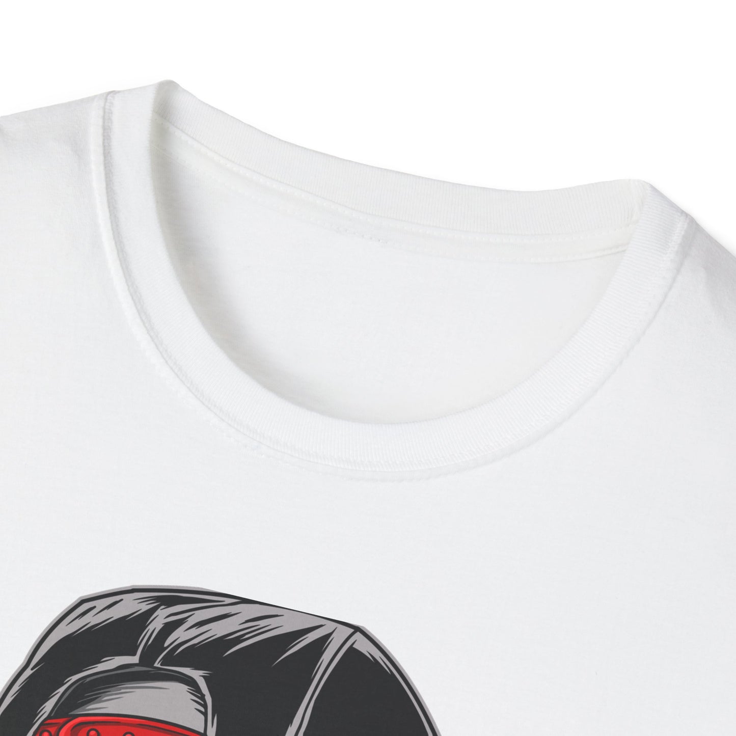 Electrifying Skull Baseball Cap T-Shirt | Edgy Urban Streetwear Tee for Rebels | Bold Graphic Design
