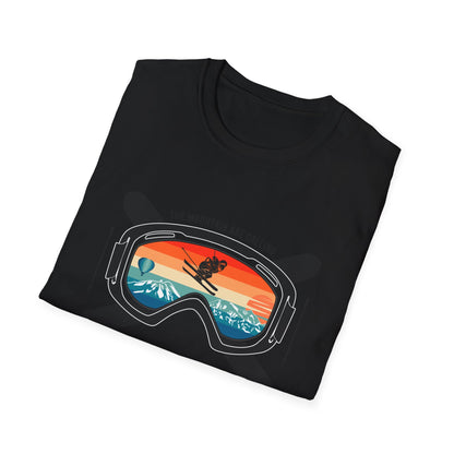 Epic Montana Skiing T-Shirt - Vintage Retro Mountain Goggles Tee for Adventure Seekers | 'The Mountain Are Calling'