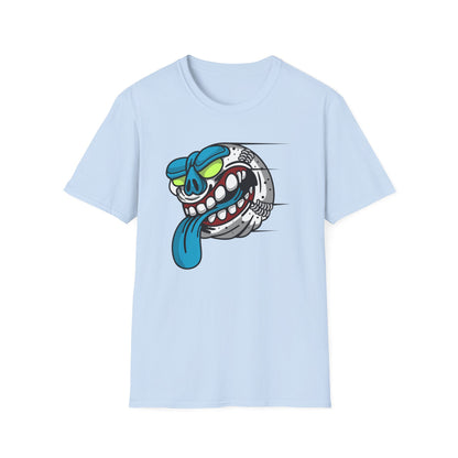 Epic Wild Face T-Shirt - Speedy Cartoon Monster Tongue Tee for Edgy Streetwear & Unique Style