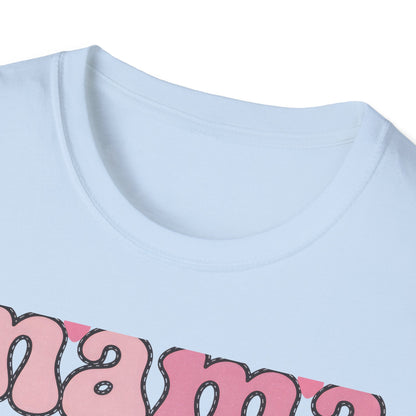 Groovy Mama T-Shirt | Retro Pink & Leopard Print Styles for Trendy Moms | Perfect Mother's Day Gift Tee