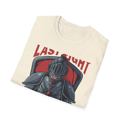 Epic Last Fight Undead Knight T-Shirt | Grim Medieval Warrior Battle Tee | Dark Fantasy Gaming Apparel