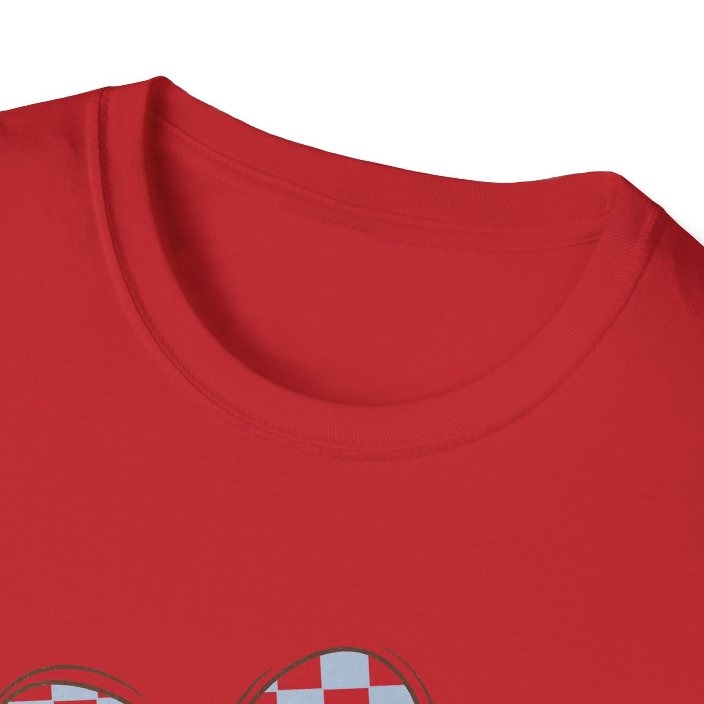 Stupid Cupid Retro T-Shirt | Sarcastic Anti-Valentine's Day Tee with Checkerboard Heart & Arrow | Funny Love Gift