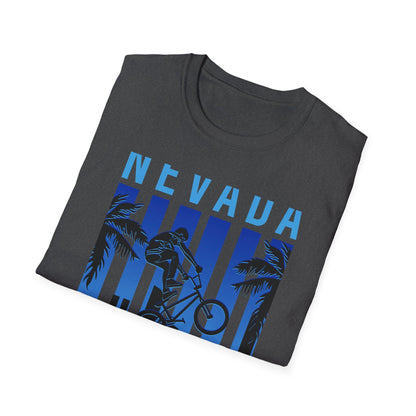 Dynamic Nevada BMX Freestyle Club T-Shirt | Official Est. 2021 Rider Apparel with City & Palm Design
