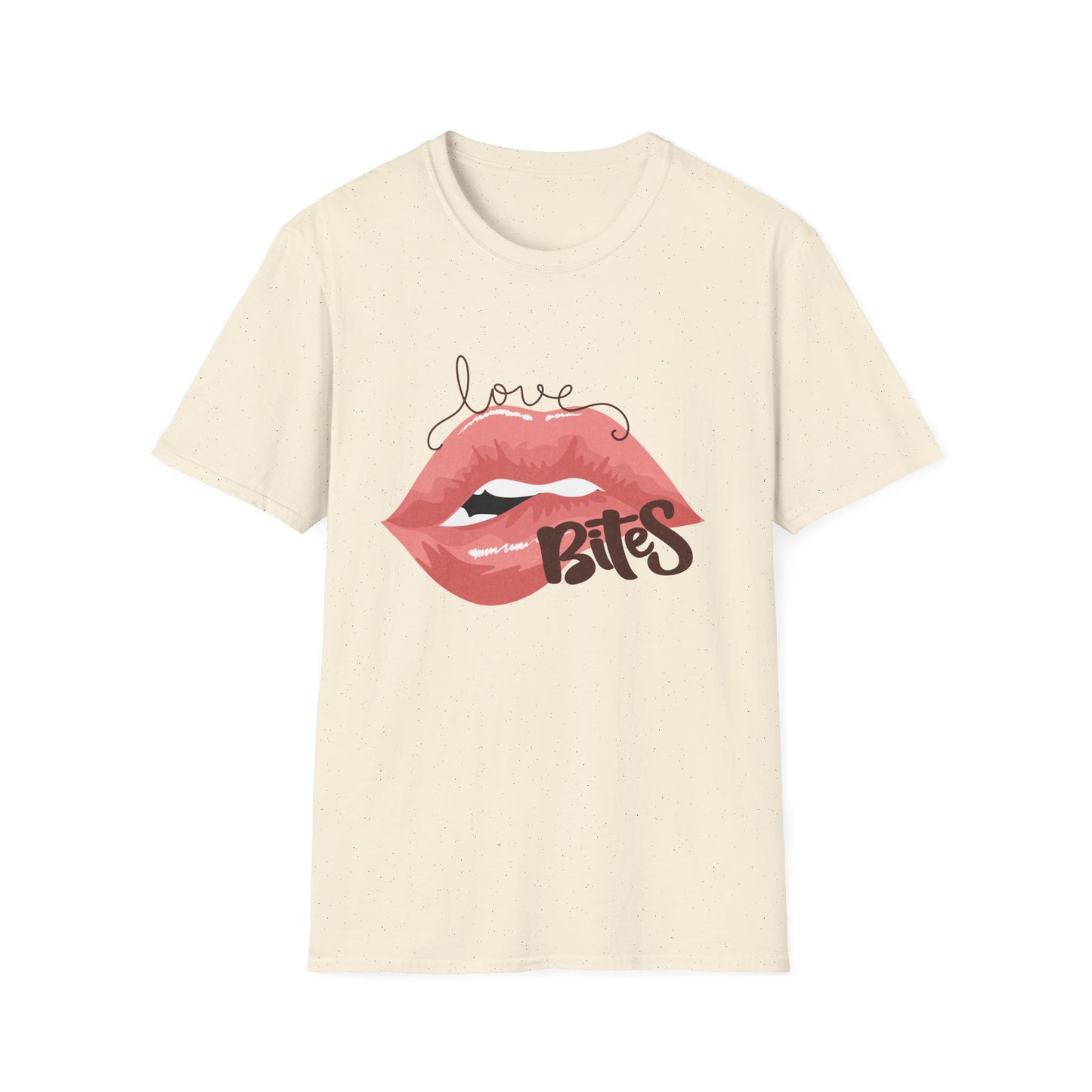 Irresistible Love Bites Lips T-Shirt | Trendy Women's Graphic Tee | Fierce & Chic Statement Top for Her