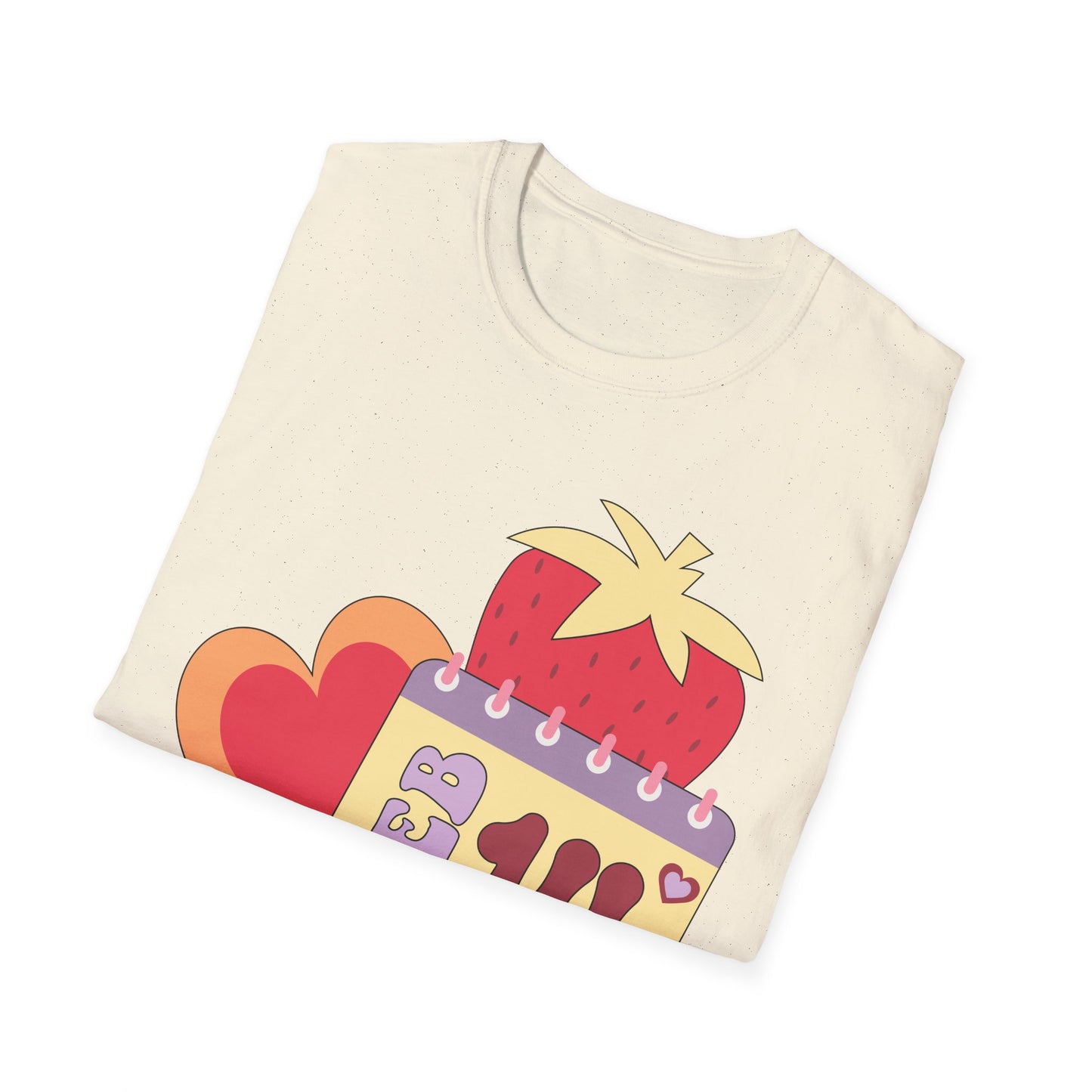 Sweet Valentine's Day T-Shirt: Adorable Feb 14th Strawberry Calendar Design - Perfect Love Gift Tee