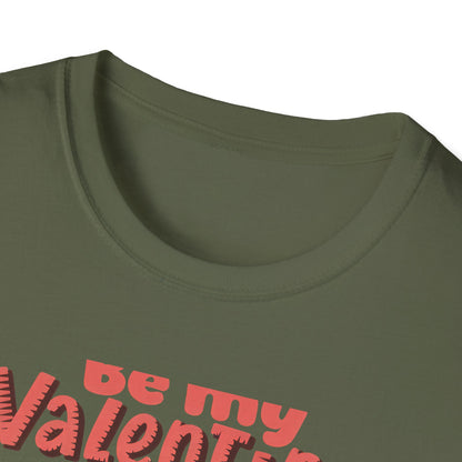 Adorable 'Be My Valentine' T-Shirt | Sweet Winged Heart Love Proposal Tee | Perfect Romantic Gift for Him/Her