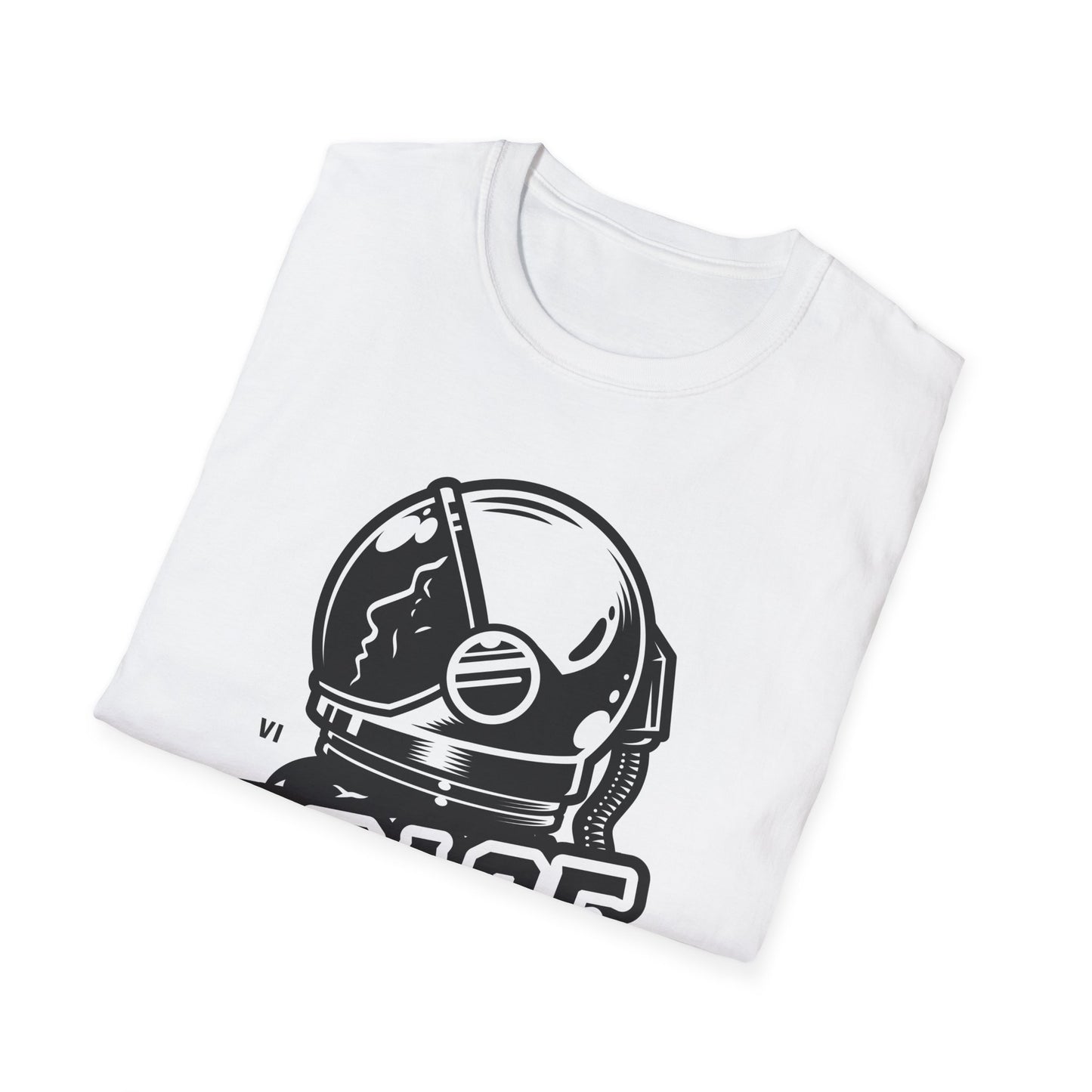 Retro Astronaut Helmet 'SPACE' T-Shirt | Vintage Space Explorer Tee for Sci-Fi Fans & Dreamers | Cool & Unique Graphic