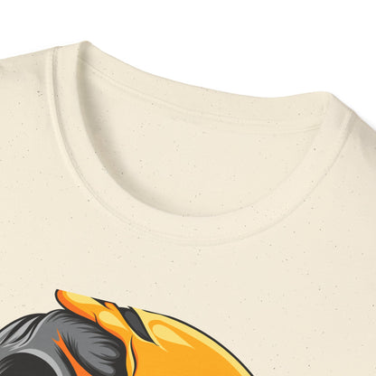 Melting Love Skull Emoji T-Shirt | Edgy Heart Eye Graphic Tee - Unique Streetwear & Dark Humor Apparel