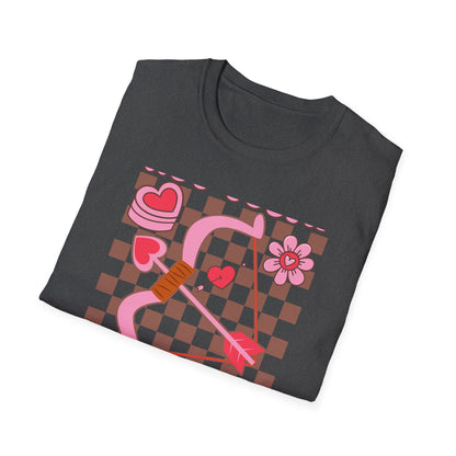 Sassy "Not Today Cupid" T-Shirt | Groovy Anti-Valentine's Day Heart Arrow Tee | Funny Retro Single Awareness Gift