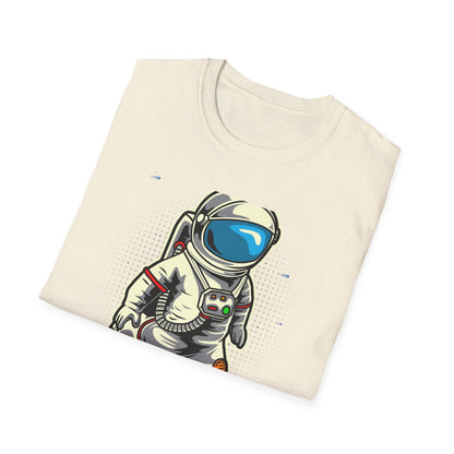 Epic Astronaut Moon Kick T-Shirt | Fun Space Soccer Fan Tee | Stellar Cosmic Explorer Gift for Kids & Adults