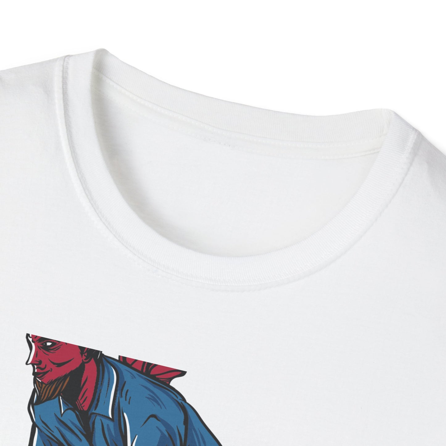 Rad Devil Cyclist T-Shirt - Edgy Urban Bike Rider Tee | Unique Men's & Women's Cycling Apparel