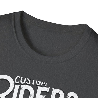 Epic Custom Riders T-Shirt - Skull Biker Motorcycle Tee - Vintage Distressed Grunge Apparel for Men & Women