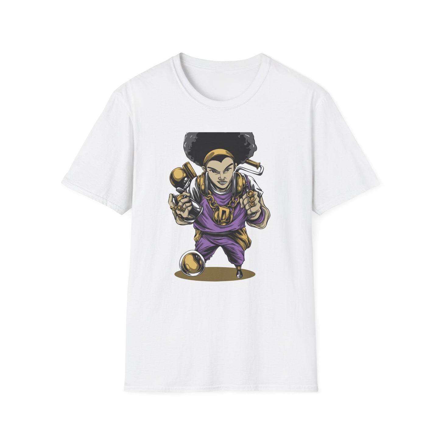 Dynamic Hip Hop DJ T-Shirt - Epic Urban Graffiti Artist Streetwear Graphic Tee | Music Culture