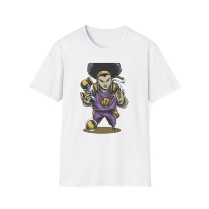 Dynamic Hip Hop DJ T-Shirt - Epic Urban Graffiti Artist Streetwear Graphic Tee | Music Culture