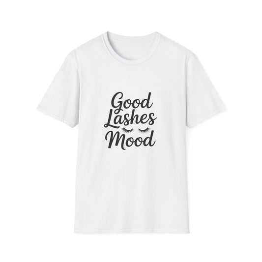 Good Lashes Mood T-Shirt - Fabulous Eyelash Beauty Tee for Makeup Lovers & Lash Artists | Chic Women's Comfy Top