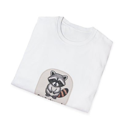 Cute Snack Obsessed Raccoon T-Shirt | Adorable Animal Lover Funny Tee | Must-Have Graphic Gift for Foodies