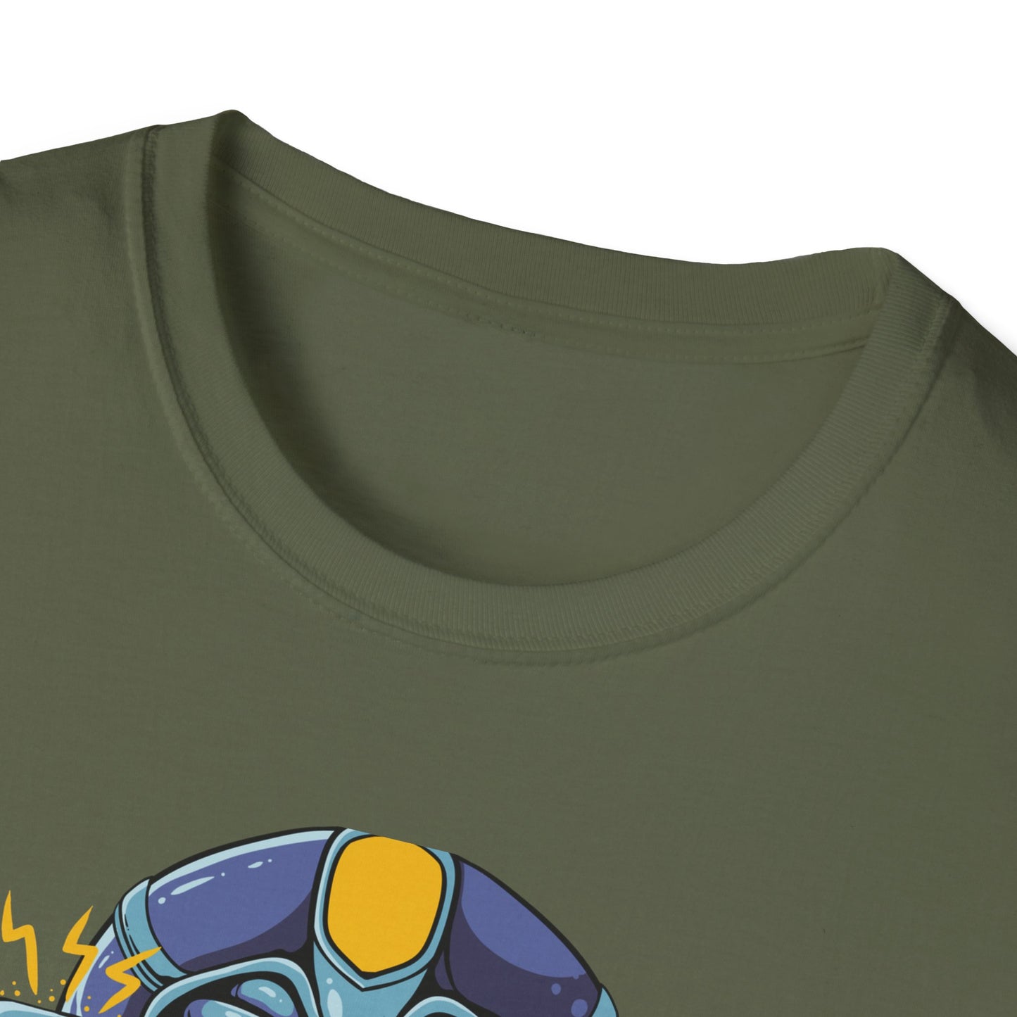 Epic Space Soldier Gorilla T-Shirt: Fierce Sci-Fi Ape Blaster Tee - Galactic Warrior Graphic for Gamers & Sci-Fi Fans